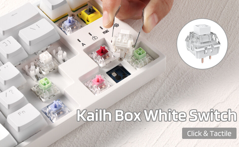 Redragon x LTC Kailh Box Switches White for Mechanical Ga..., image 8 of 9