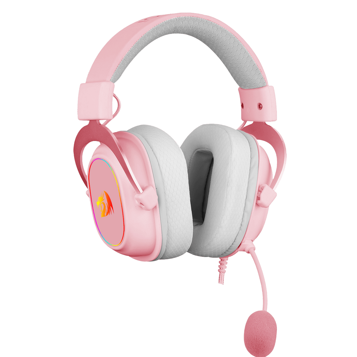 H510 ZEUS-X Cute Gaming Headphone with Mic (Pink Color), image 3 of 11 - enlarged view