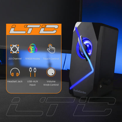 Redragon x LTC AudioGarden AG-201 Computer Speakers - thumbnail 2