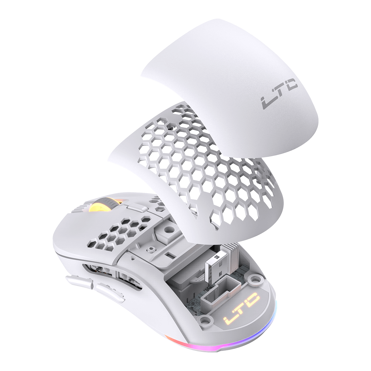 Redragon x LTC RGB Wireless/Wired Gaming Mouse, image 6 of 6 - enlarged view