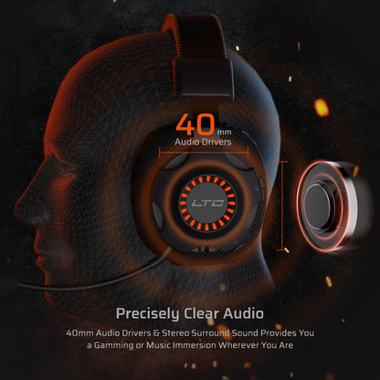 Redragon x LTC SoundSlave 2.4G Wireless/Wired Gaming Headset - thumbnail 12