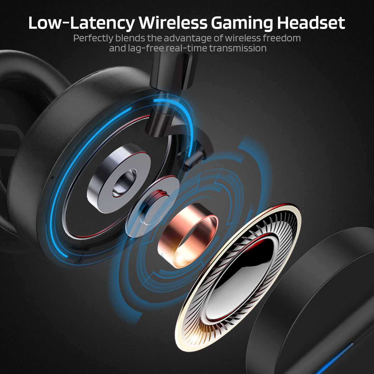 Redragon x LTC 2.4GHz/BT Wireless Headphones with Mic, image 12 of 15 - enlarged view