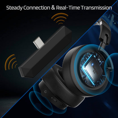 Redragon x LTC 2.4GHz/BT Wireless Headphones with Mic - thumbnail 8