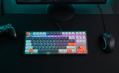 (Only Keycaps) Redragon x LTC PBT Double Shot 112-Key Pudding Keycaps Set, KD... - thumbnail 11