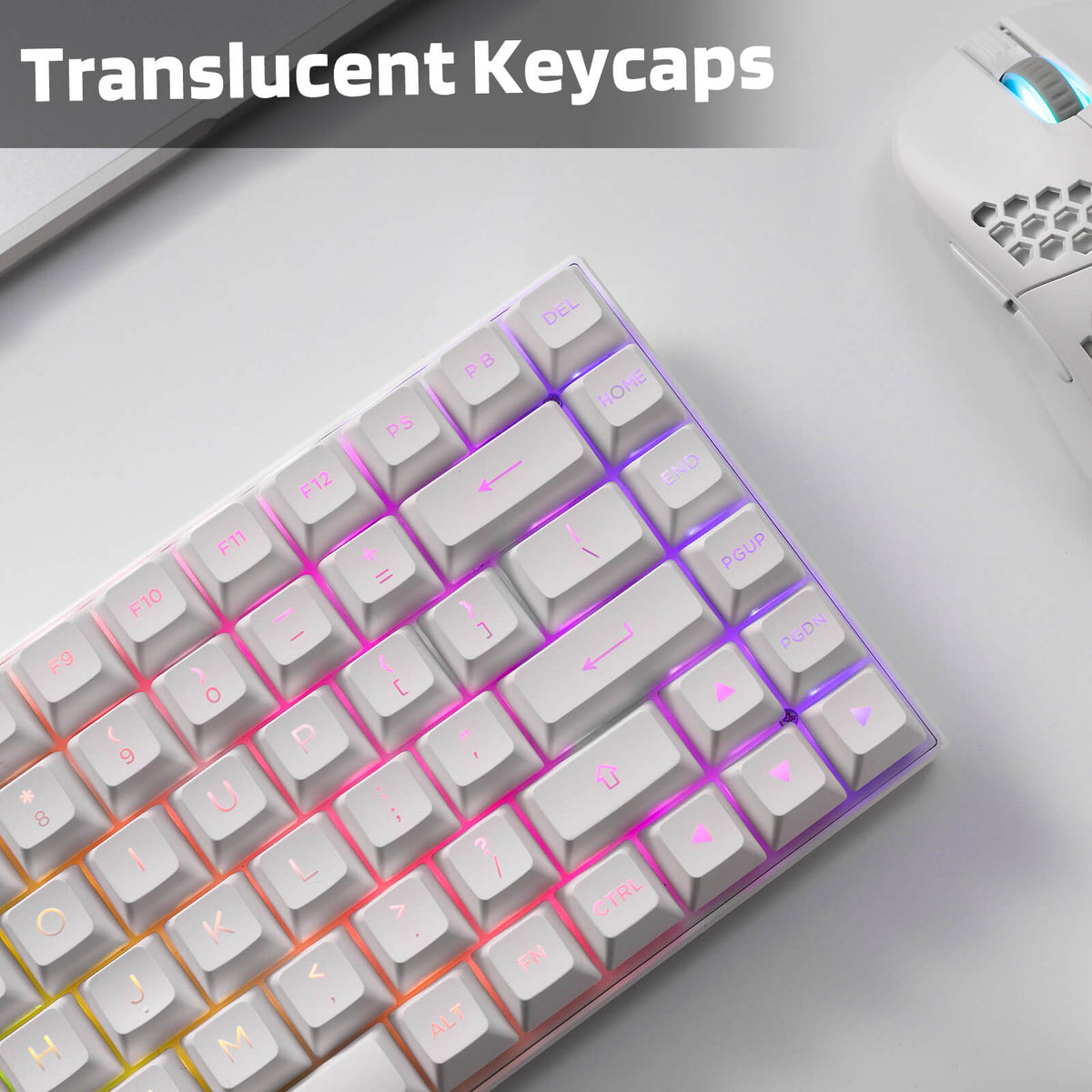 (Only Keycaps) Redragon X LTC Double Shot PBT 146 Keycaps..., image 1 of 7