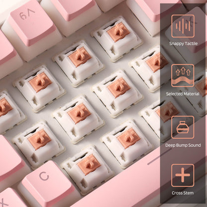 Redragon x LTC Panda Switches for Mechanical Keyboard DIY (30 Pcs) - thumbnail 5