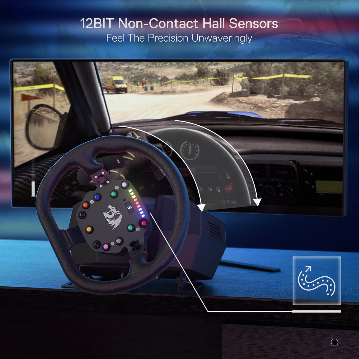 GT32 Racing Wheel & Pedals, image 5 of 15 - enlarged view