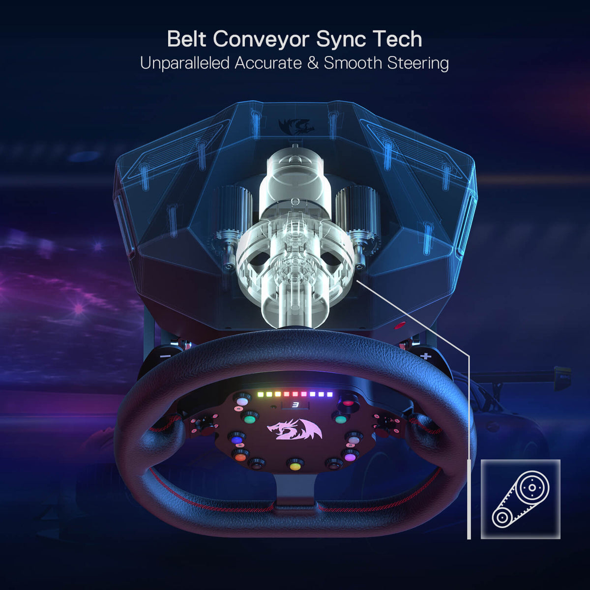 GT32 Racing Wheel & Pedals, image 7 of 15 - enlarged view