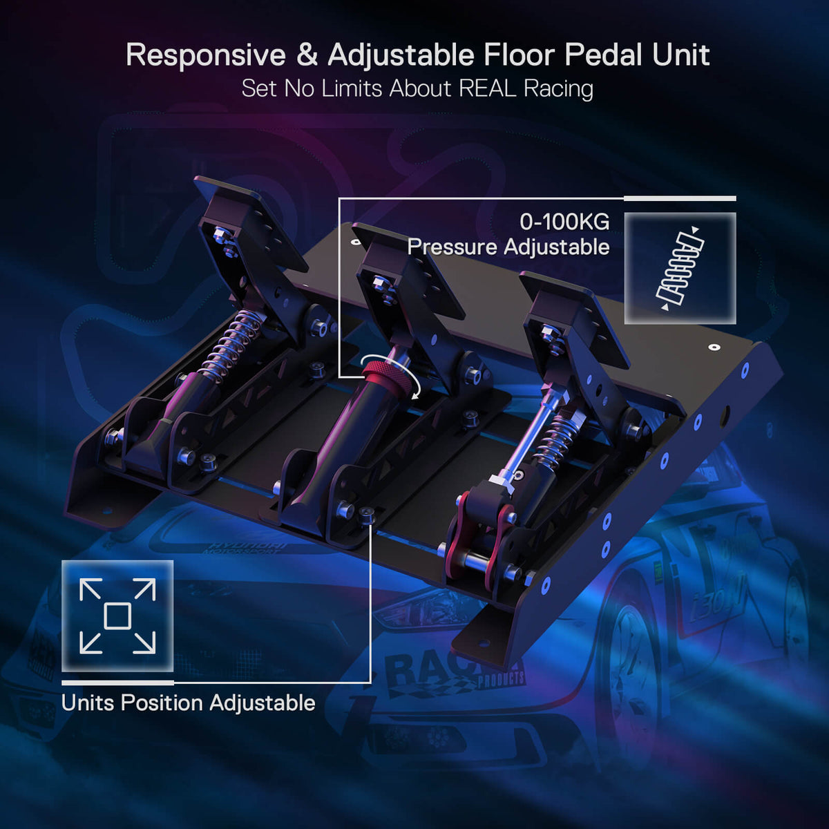 GT32 Racing Wheel & Pedals, image 13 of 15