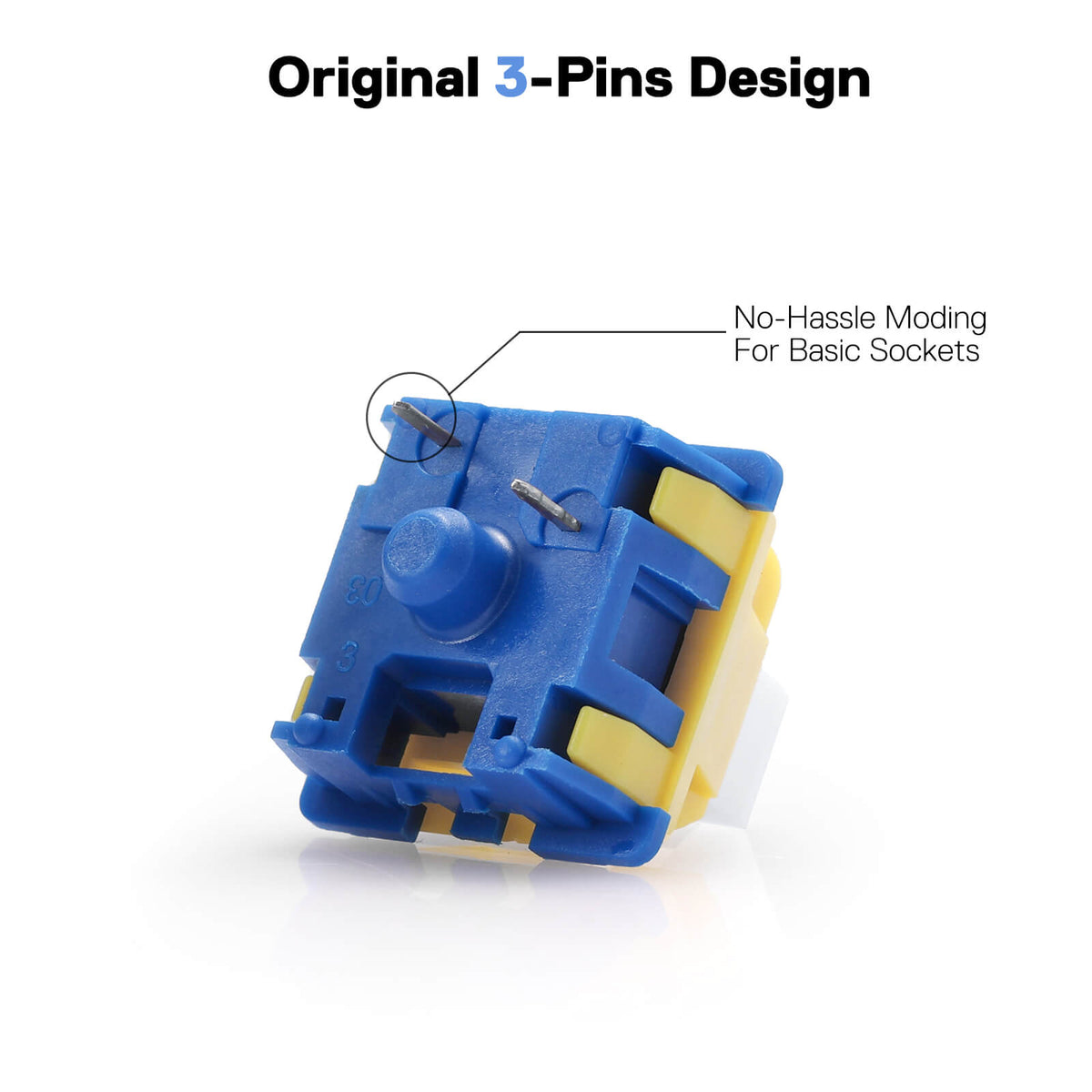 BULLET-B A113 Mechanical Switch (24 pcs Switches), image 2 of 15