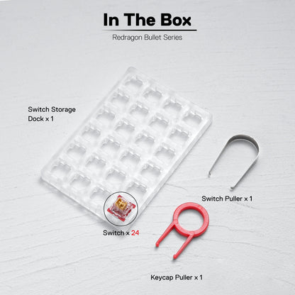 BULLET-F A113 Mechanical Switch (24 pcs Switches, Equivalent Blue) - thumbnail 4