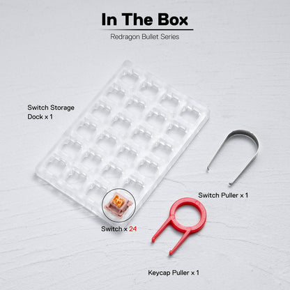 BULLET-QL A113 Soft Linear Mechanical Switch (24 pcs Switches) - thumbnail 5