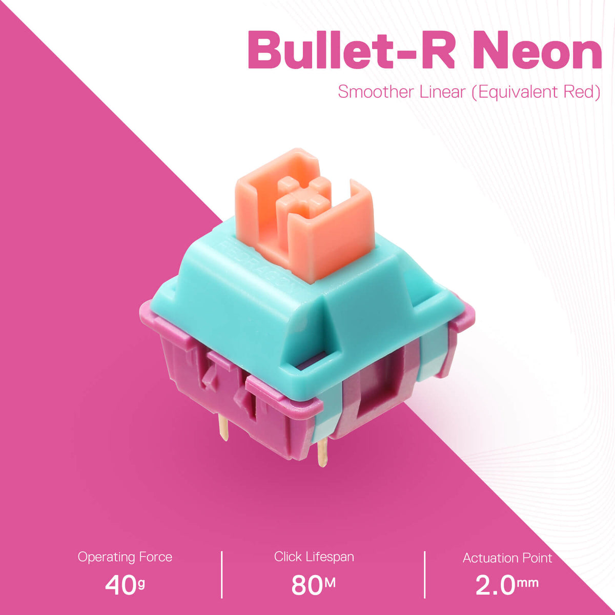 (Open-box) BULLET-R A113 Mechanical Switch (24 pcs Switch..., image 1 of 16