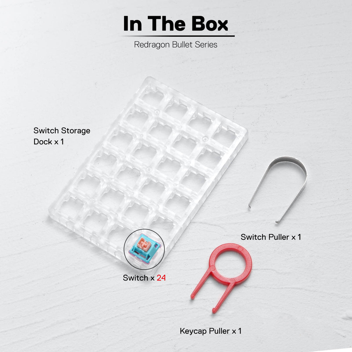 (Open-box) BULLET-R A113 Mechanical Switch (24 pcs Switch..., image 5 of 16