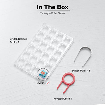 (Open-box) BULLET-R A113 Mechanical Switch (24 pcs Switches, Red Equivalent) - thumbnail 5