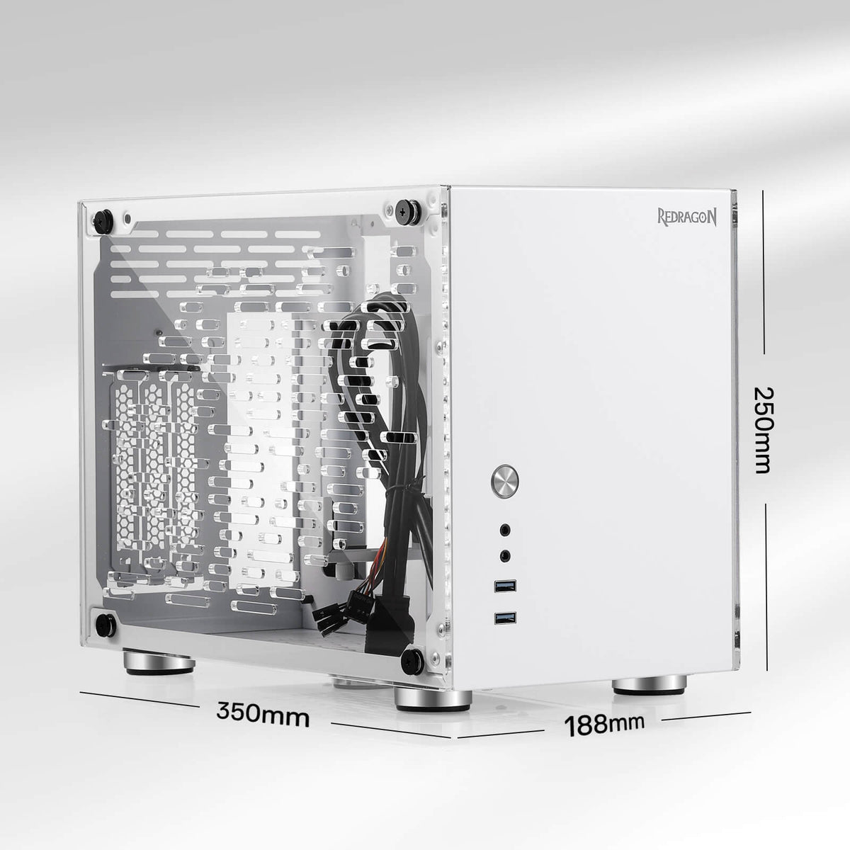 STRAFE EB211 Mini-ITX Gaming PC Case, image 7 of 16