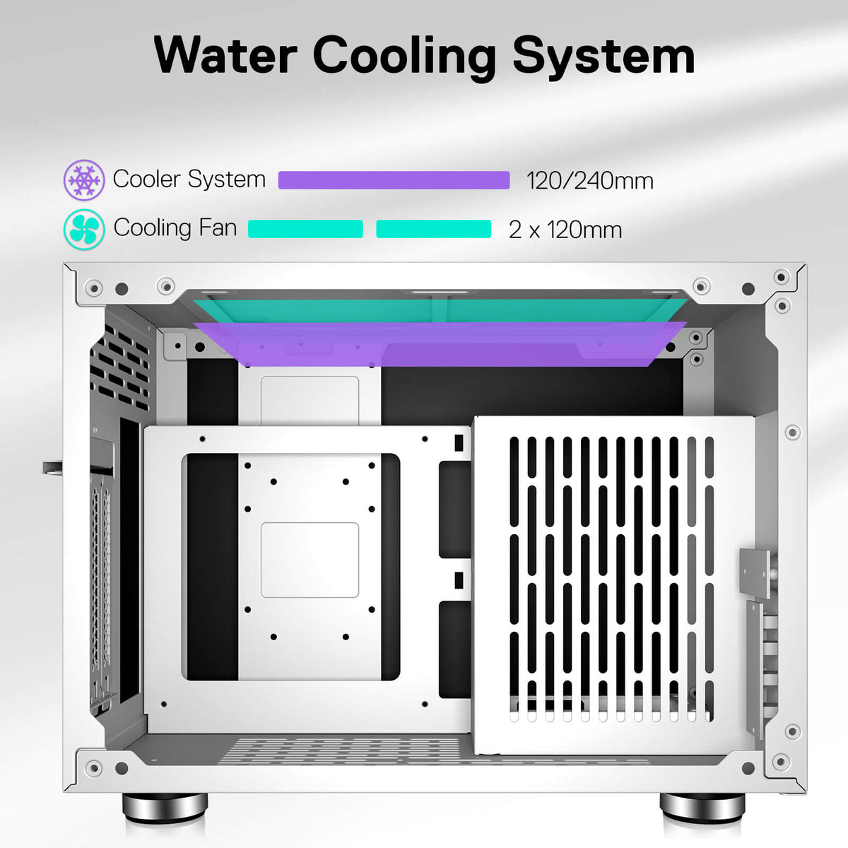 STRAFE EB211 Mini-ITX Gaming PC Case, image 12 of 16