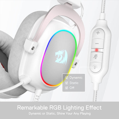 H510 ZEUS-X RGB White Wired Gaming Headset - thumbnail 12
