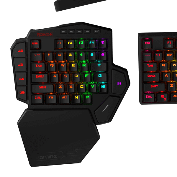 DITI K585 Pro Wireless One-Handed Gaming Keyboard, image 14 of 15
