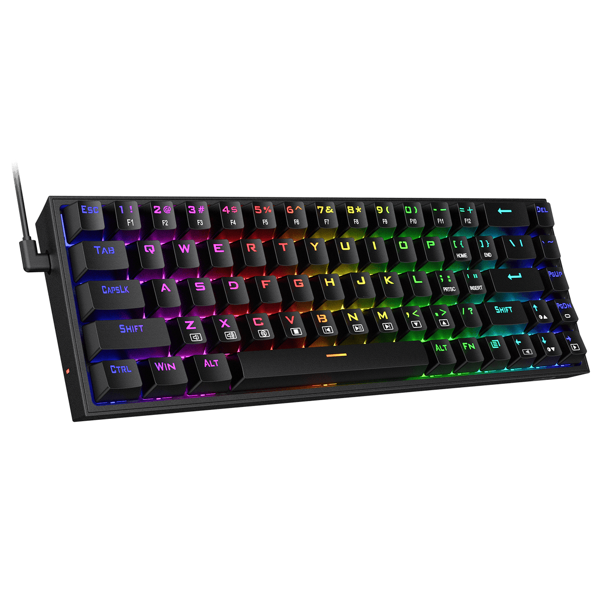 CASTOR K631 65% Wired RGB Gaming Keyboard, image 2 of 13