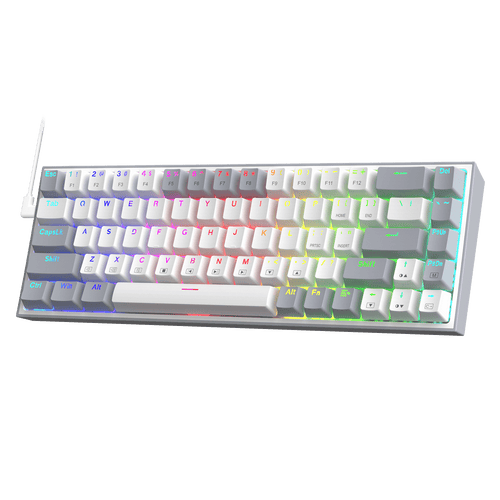 CASTOR K631 Grey 65% Wired RGB Gaming Keyboard