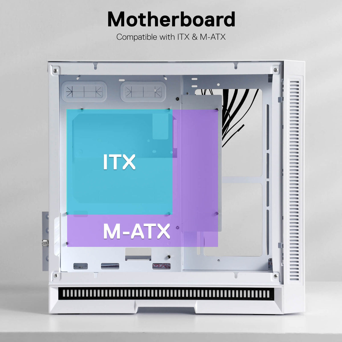 HOT ROD MC211 ITX/M-ATX Gaming PC Case, image 10 of 17 - enlarged view