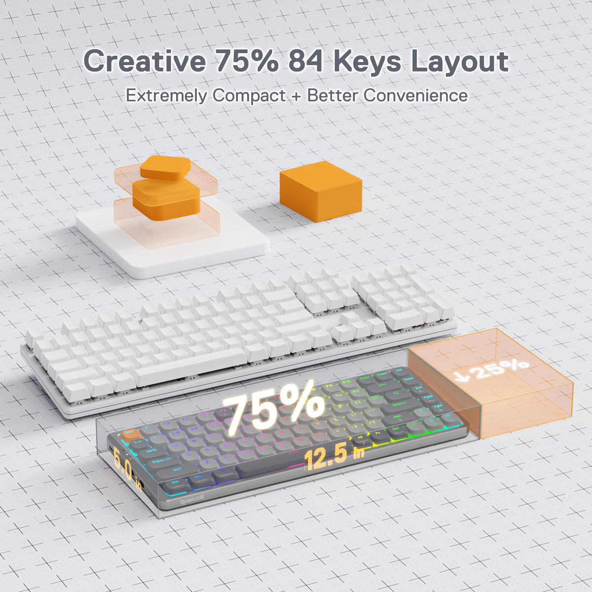 AZURE K652 Wireless Mechanical Keyboard for Mac, image 6 of 12