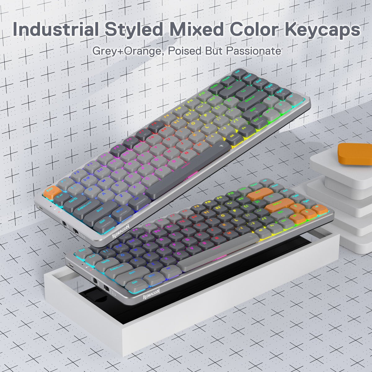 AZURE K652 Wireless Mechanical Keyboard for Mac, image 3 of 12 - enlarged view