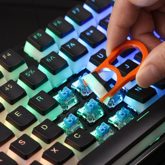 (Only Keycaps) Redragon X LTC PBT Double Shot 108 Pudding Keycaps Set (Ships ... - alternate view