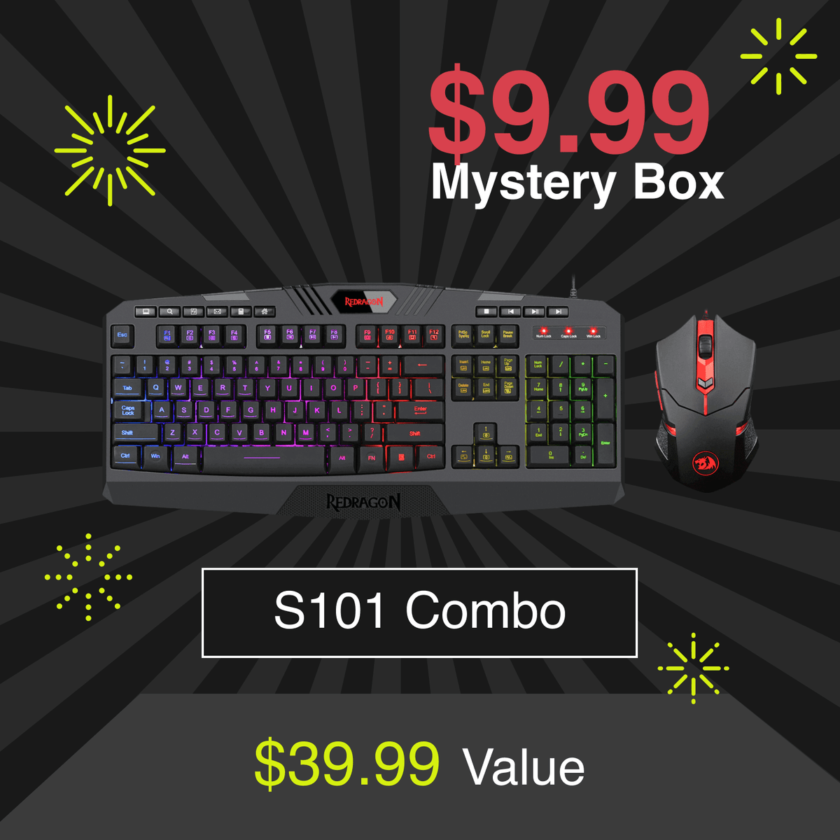 Redragon 2021 Black Friday Surprise Box, image 2 of 7 - enlarged view
