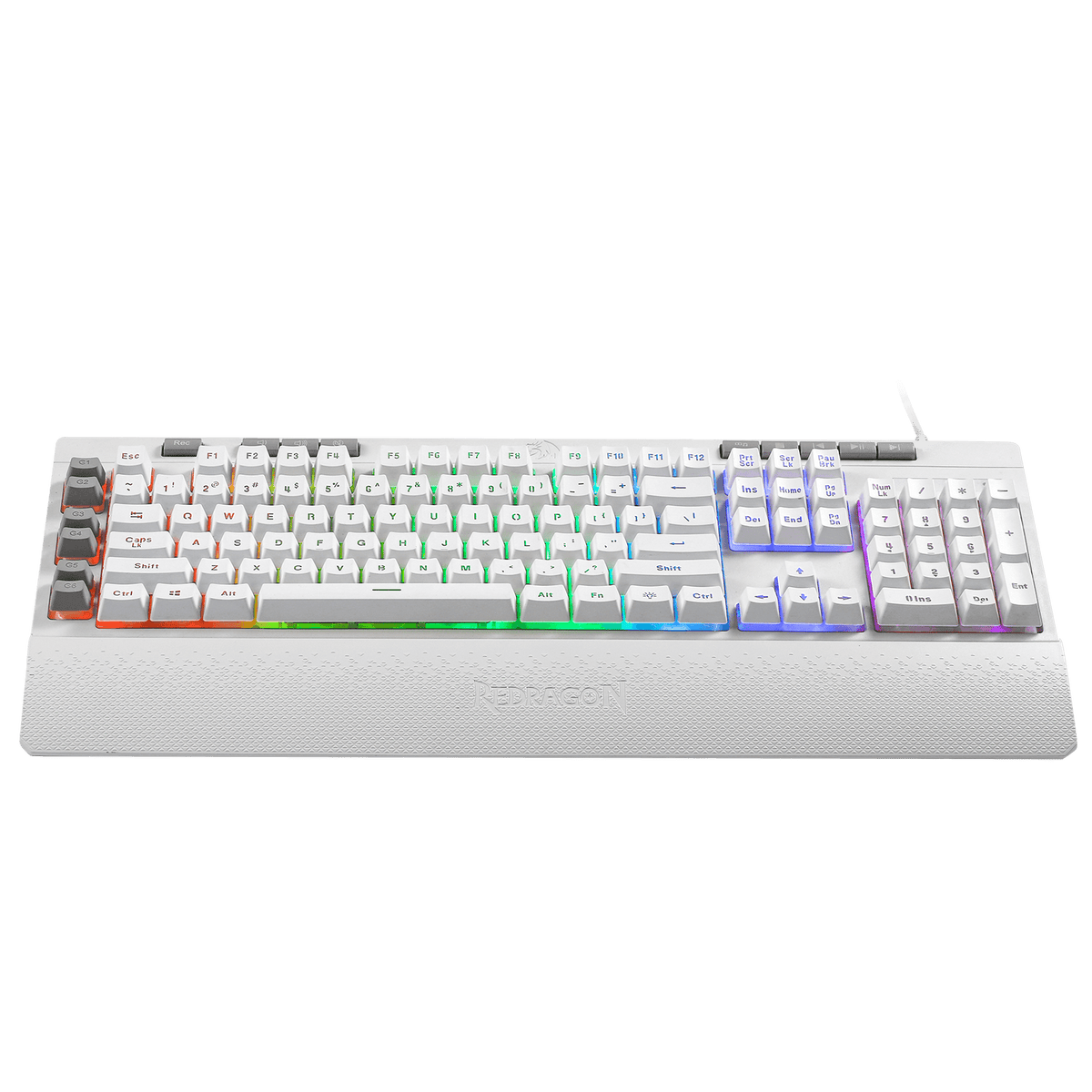 SHIVA K512 WHITE Membrane Gaming Keyboard, image 2 of 6
