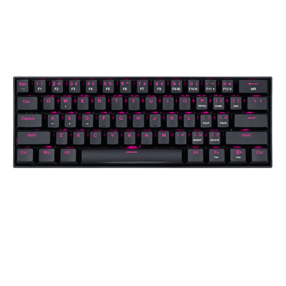 Redragon K630 60% Keyboard Pink LED Backlit - thumbnail 1