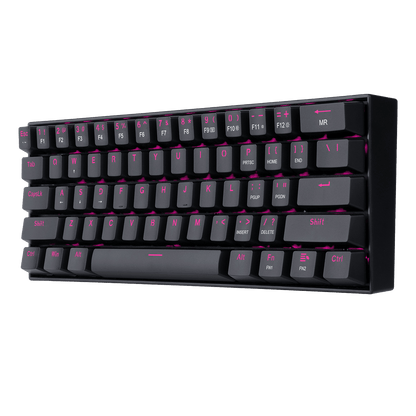 Redragon K630 60% Keyboard Pink LED Backlit - thumbnail 3