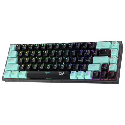 Clavier de jeu sans fil vert CASTOR K631 PRO SE  - thumbnail 2