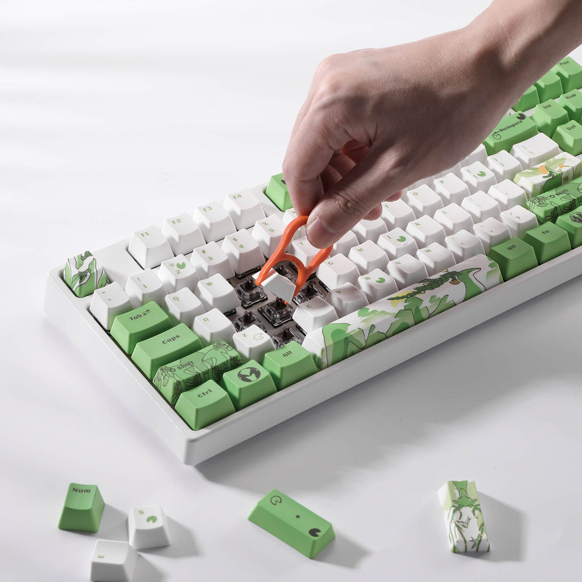 (Nur Tastenkappen) Redragon X LTC PBT 108 Tastenkappen-Se..., image 2 of 4