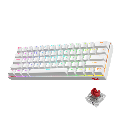 DRACONIC PRO K530 WHITE (Quiet-Red Switches) - thumbnail 1