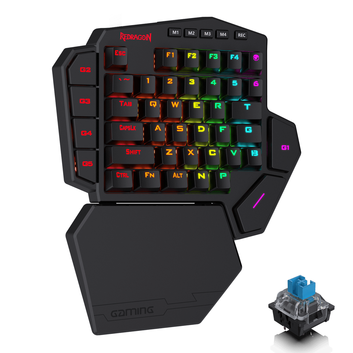 DITI K585 Pro Wireless One-Handed Gaming Keyboard, image 1 of 15