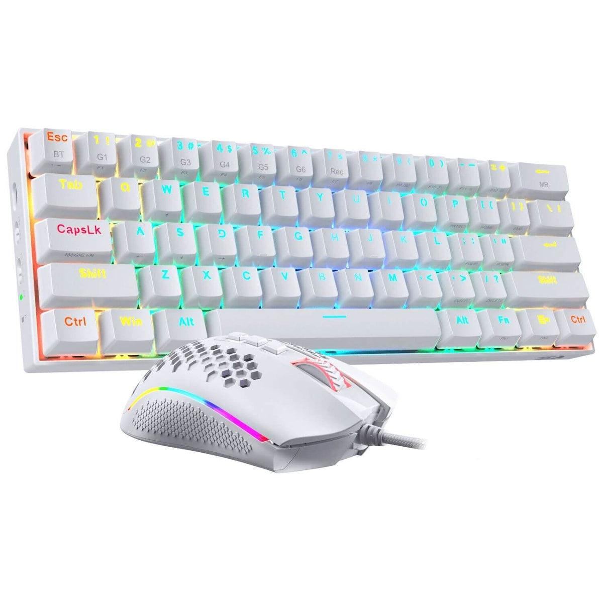 K530 PRO 60% RGB Wireless Mechanical White Keyboard (Brow..., image 6 of 6