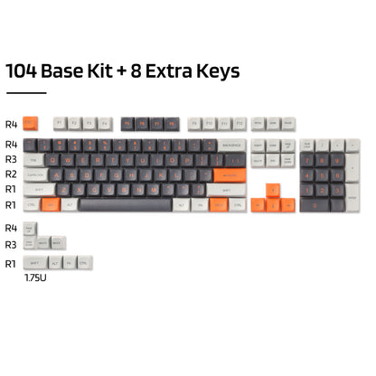 (Only Keycaps) Redragon x LTC PBT Double Shot 112-Key Pudding Keycaps Set, KD... - thumbnail 4