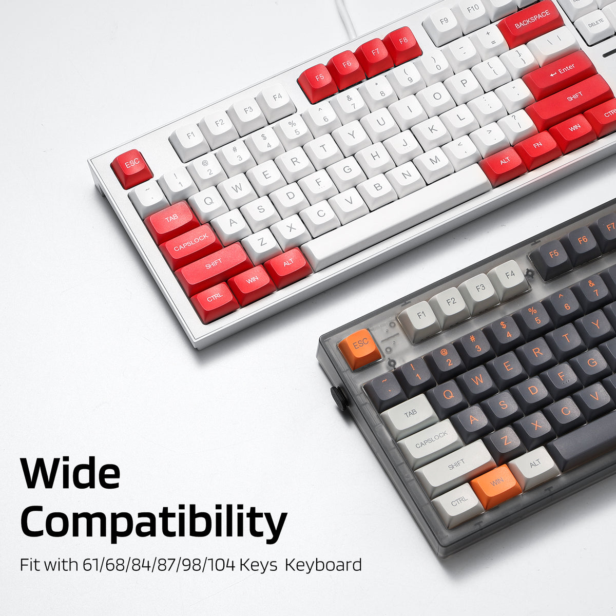 (Only Keycaps) Redragon x LTC PBT Double Shot 112-Key Pud..., image 4 of 10