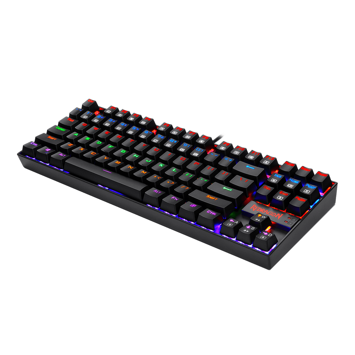 KUMARA K552 LED Rainbow Backlit Wired Keyboard, image 5 of 8