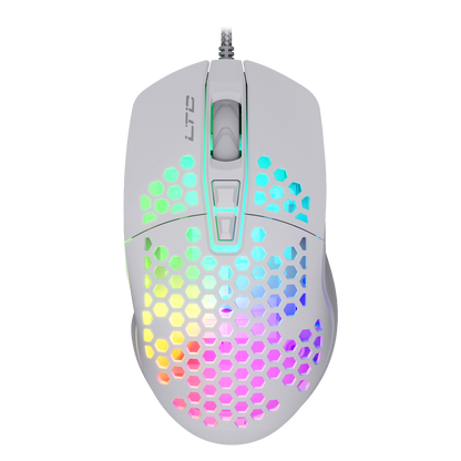 Redragon x LTC Wired RGB Gaming Mouse With Lightweight Honeycomb Shell - thumbnail 1