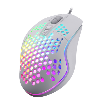 Redragon x LTC Wired RGB Gaming Mouse With Lightweight Honeycomb Shell - thumbnail 3