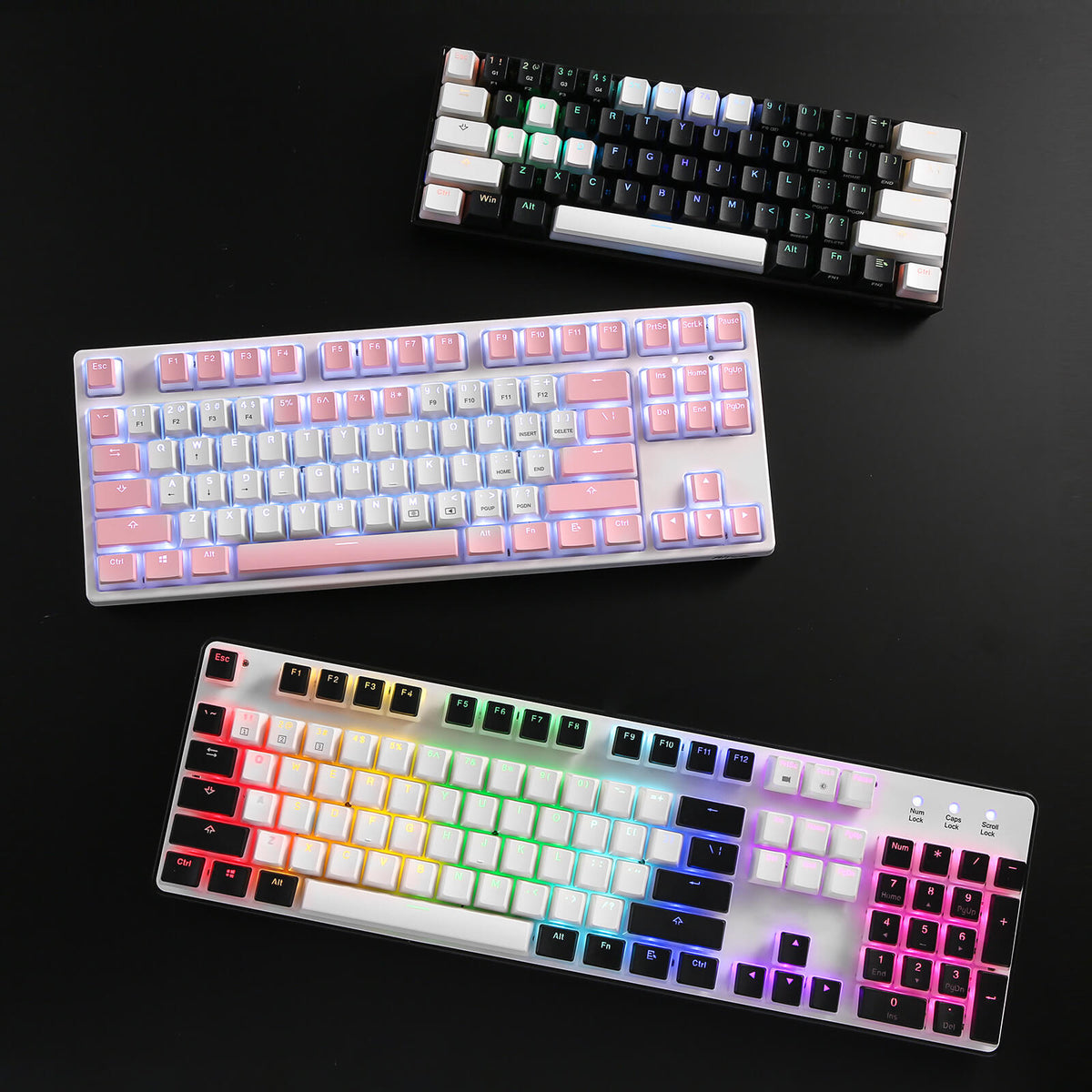 A130 Pudding Keycaps, image 3 of 11 - enlarged view
