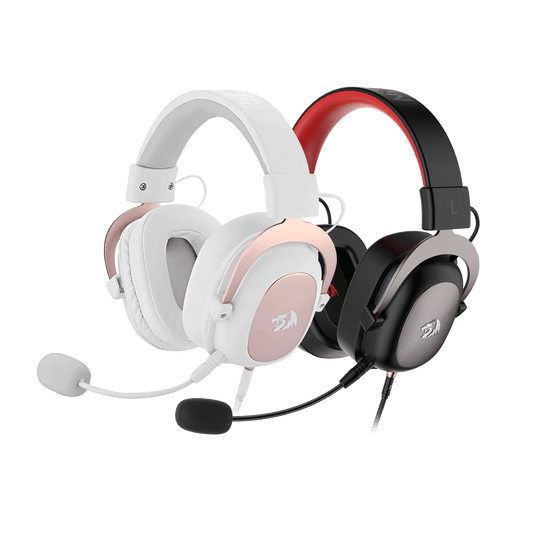 H510 Zeus Black & White Wired Gaming Headset Bundle