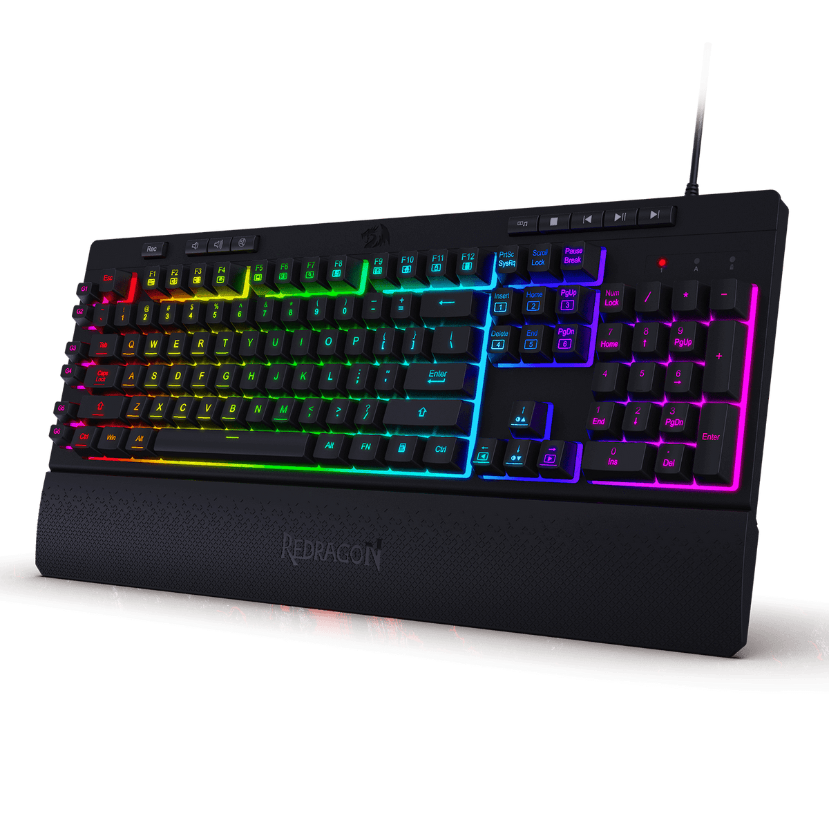SHIVA K512 Membrane Gaming Keyboard, image 1 of 10 - enlarged view