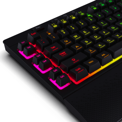 SHIVA K512 Membrane Gaming Keyboard - thumbnail 3
