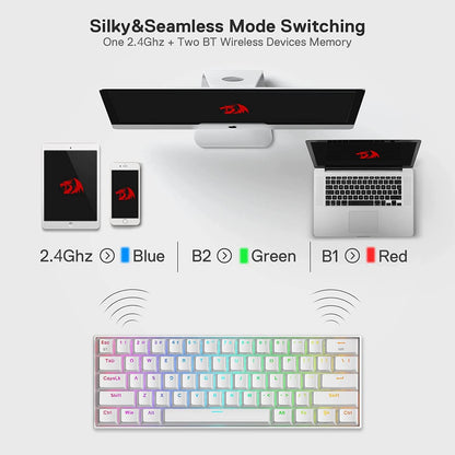 DRACONIC K530 PRO WHITE (Brown Switches) - thumbnail 5