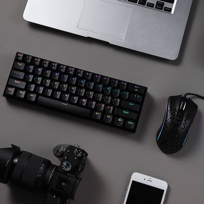 K530 PRO 60% RGB Wireless Mechanical Black Keyboard M808 Black Lightweight RG... - thumbnail 4