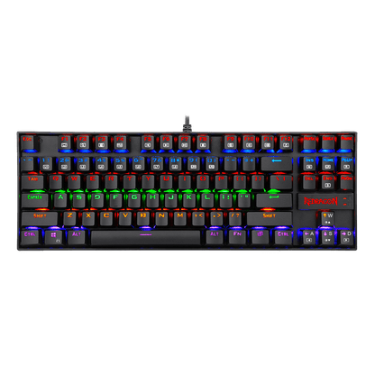 KUMARA K552 LED Rainbow Backlit Wired Keyboard - thumbnail 1